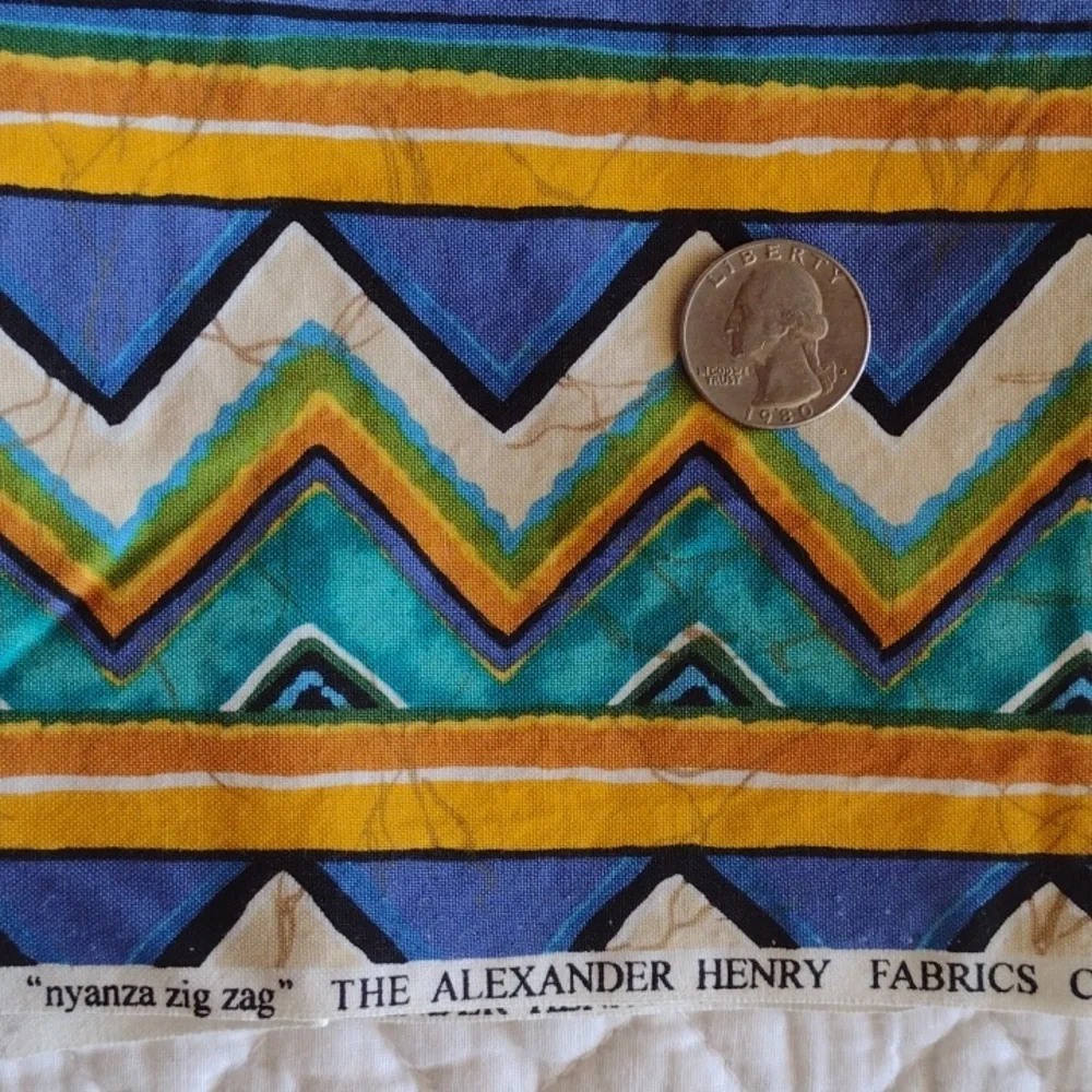 Alexander Henry Nyanza Zig Zag Fabric 14.5